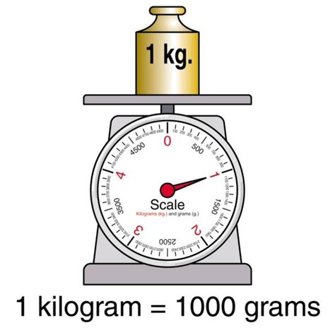 1 Kg How Many Grams/