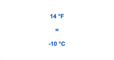 14 F To Celsius