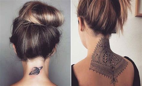 23 Edgy Back Of Neck Tattoos For Women Stayglam 23 Edgy Back Of Neck Tattoos For Women Stayglam