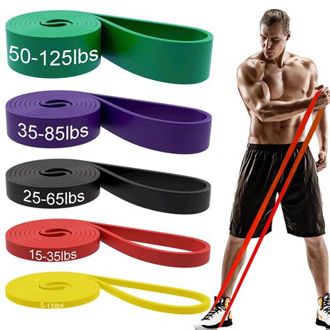 5 Packs Resistance Bands Pull Up Assist Bands Workout Bands Exercise Bands Long Resistance Bands Set For Working Out Fitness Training Physical 5 Packs Resistance Bands Pull Up Assist Bands Workout Bands Exercise Bands Long Resistance Bands Set For Working Out Fitness Training Physical