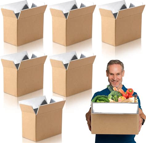 6 Pack Insulated Shipping Box For Shipping Frozen Food Cold Shipping 6 Pack Insulated Shipping Box For Shipping Frozen Food Cold Shipping