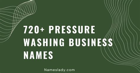 720 Creative Pressure Washing Business Names Ideas Nameslady 720 Creative Pressure Washing Business Names Ideas Nameslady