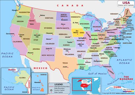 A Map Of The United States