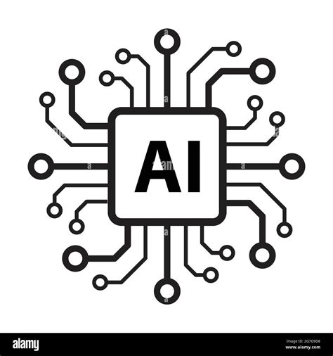 Artificial Intelligence Ai Processor Chip Vector Icon Symbol For Graphic Design Logo Website Artificial Intelligence Ai Processor Chip Vector Icon Symbol For Graphic Design Logo Website
