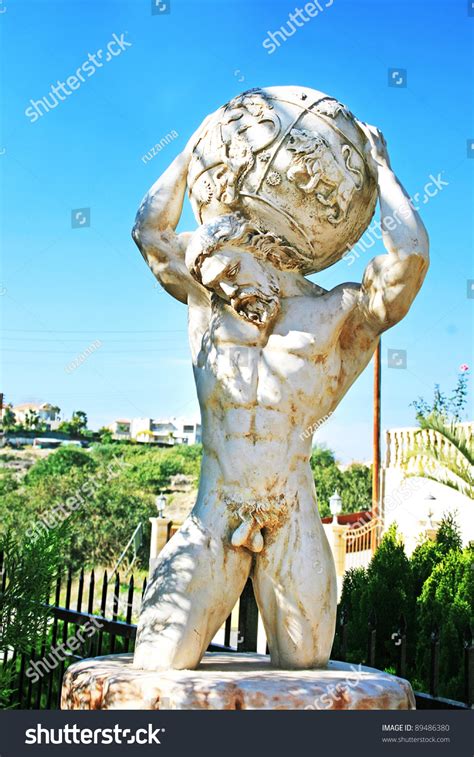 Atlas Holding The World Statue Atlas Holding The World Statue