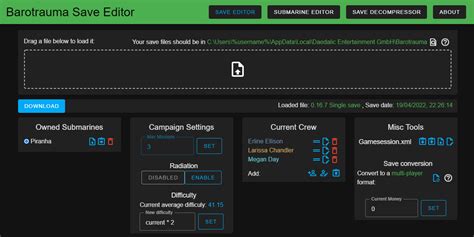 5 Barotrauma Save Editor Tips