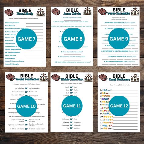 7 Bible Games