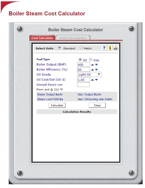 Cleaver Brooks Steam Cost Calculator Thermal Tech Cleaver Brooks Steam Cost Calculator Thermal Tech
