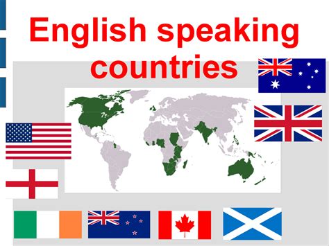 Countries That Speak English