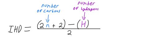 Degree Of Unsaturation Formula Degree Of Unsaturation Formula