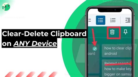 Delete Android Clipboard Data