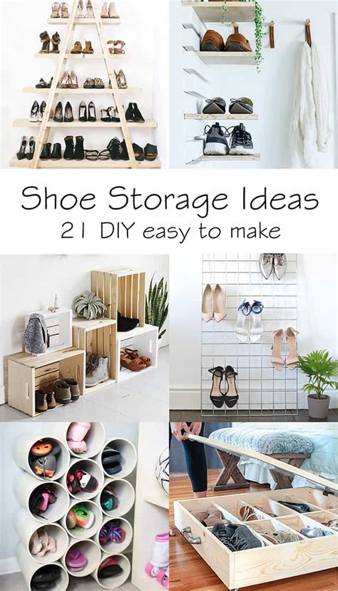 Diy Shoe Storage Ideas Diy Shoe Storage Ideas