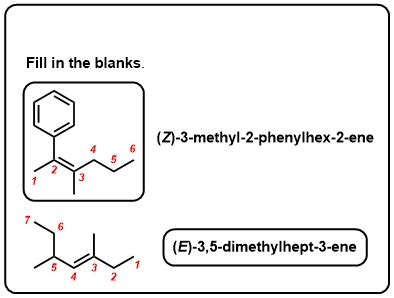E Und Z Notation F R Alkene Cis Trans Master Organische Chemie