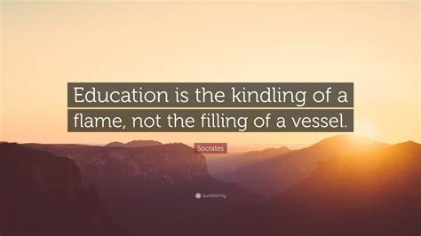 Education Beyond Filling The Vessel