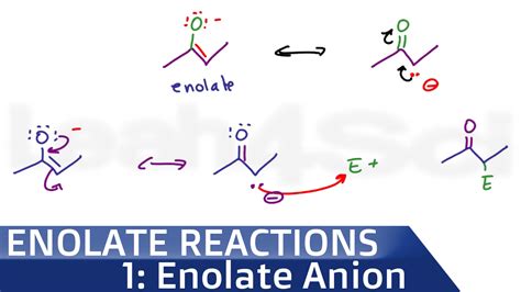 Enolate Ion Formation For Alpha Carbonyl Reactions Orgo Tutorial Video Enolate Ion Formation For Alpha Carbonyl Reactions Orgo Tutorial Video