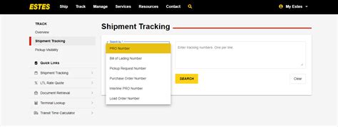 Estes Pro Number Tracking