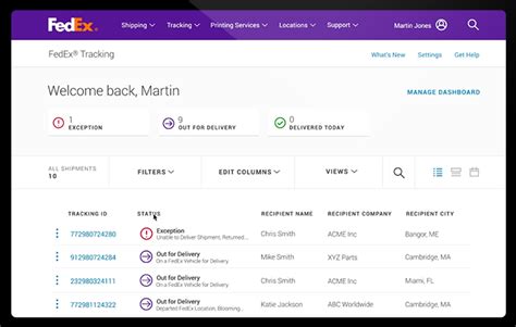 Fed Ex Traccking