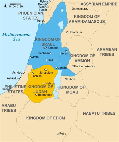 File Kingdoms Of Israel And Judah Map 830 Svg Microwiki