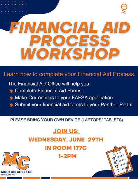 Financial Aid Process Workshop Morton College Financial Aid Process Workshop Morton College