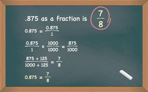 Fraction Of .875