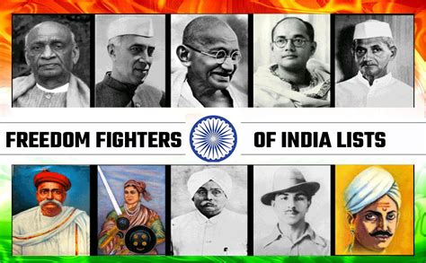 Greatest Freedom Fighters Of India And Their Contributions
