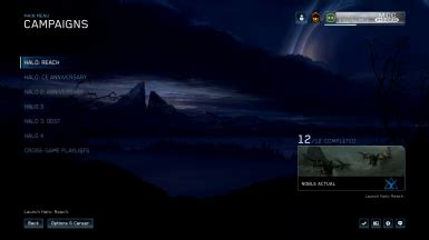 Halo Mcc Original Menu Backgrounds And Intros Restoration At Halo The