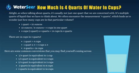 How Much Is 4 Quarts Of Water In Cups Waterseer Org How Much Is 4 Quarts Of Water In Cups Waterseer Org