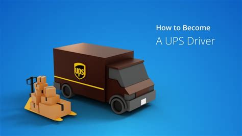 How To Become Ups Delivery Driver