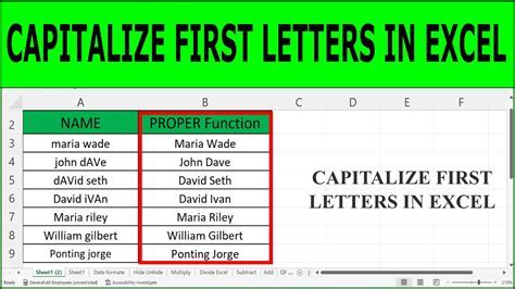 How To Capitalize First Letter In Excel 5 Quick Ways Master Data How To Capitalize First Letter In Excel 5 Quick Ways Master Data