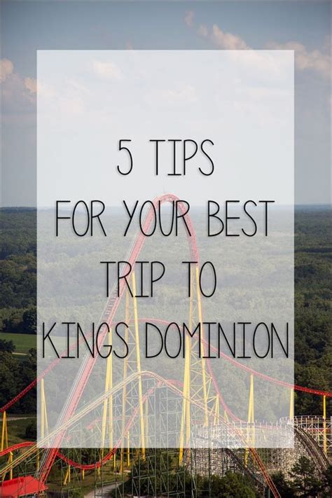 Kings Dominion Tips 5 Tricks For The Best Visit Ever Kings Dominion Tips 5 Tricks For The Best Visit Ever