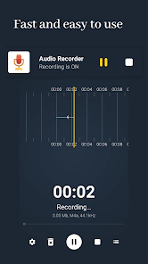 Android Line Audio Recorder