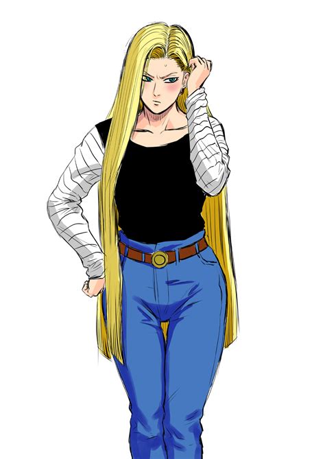 Long Haired Android 18 Art By Rebirthkamisen R Dragonballsuper Long Haired Android 18 Art By Rebirthkamisen R Dragonballsuper