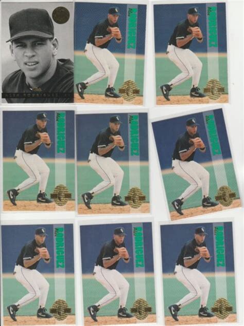 Lot Of 9 Alex Rodriguez Arod 1993 Classic 4 Sport Images Rookie Lot Of 9 Alex Rodriguez Arod 1993 Classic 4 Sport Images Rookie