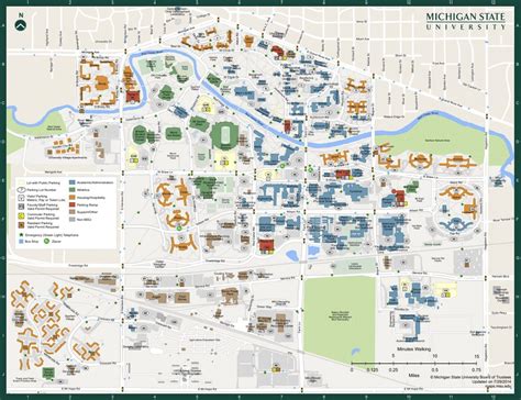 Michigan State University Campus Map