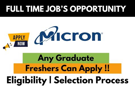 Micron Technology Career Opportunities