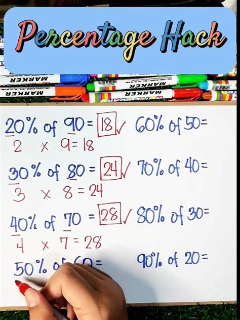 Percentage Hack Percentage Hack Math Mathteachergon Mathhacks Percentage Hack Percentage Hack Math Mathteachergon Mathhacks