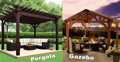 Pergola Vs Gazebo