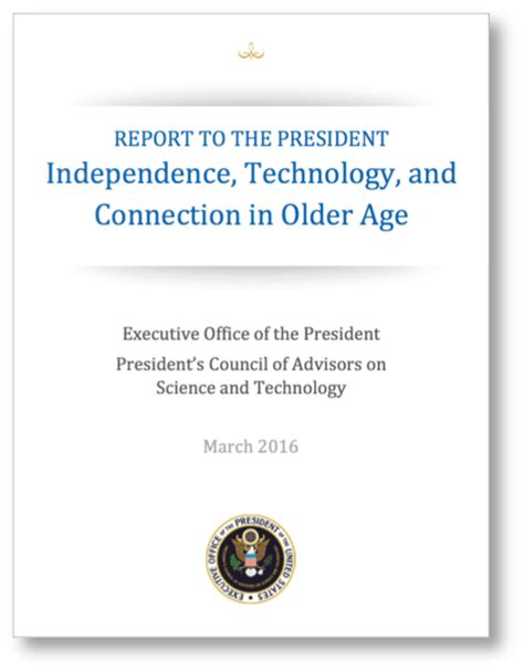 Presidential Report On Independence Technology Presidential Report On Independence Technology