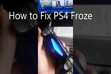 PS4 Froze Fix Now