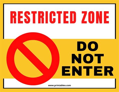 Restricted Zone