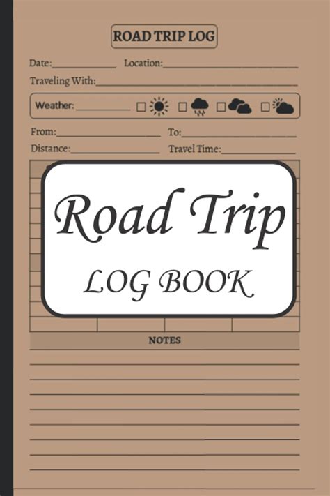 Road Trip Log Book Mileage Travel Log Book Road Trip Logbook Road Trip Log Book Mileage Travel Log Book Road Trip Logbook