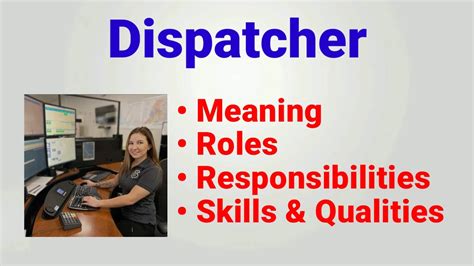 Roles Of A Dispatcher