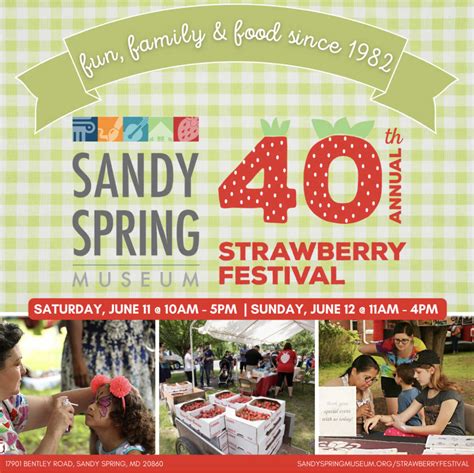 Sandy Spring Strawberry Festival Returns This Weekend For 40Th Sandy Spring Strawberry Festival Returns This Weekend For 40Th