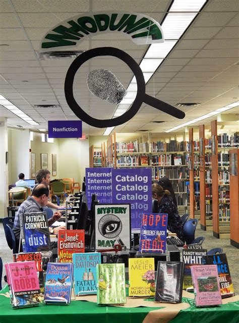 Schimelpfenig Library May Mystery Display Whodunit Schimelpfenig Library May Mystery Display Whodunit