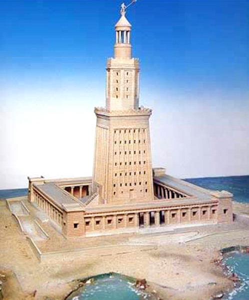 Sevens Wonders Of The World Lighthouse At Alexandria Alexandria