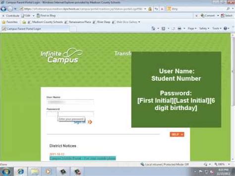 Student Campus Login
