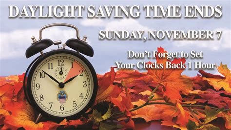 Time Change This Weekend
