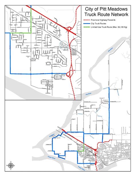 Truck Routes City Of Pitt Meadows Truck Routes City Of Pitt Meadows