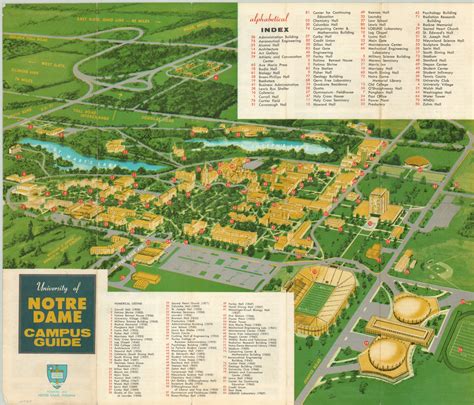 University Of Notre Dame Campus Map