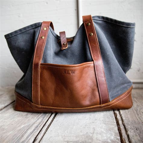 Waxed Canvas Purse
